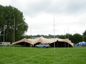 25x14m Intent for the Glade Area at Glastonbury